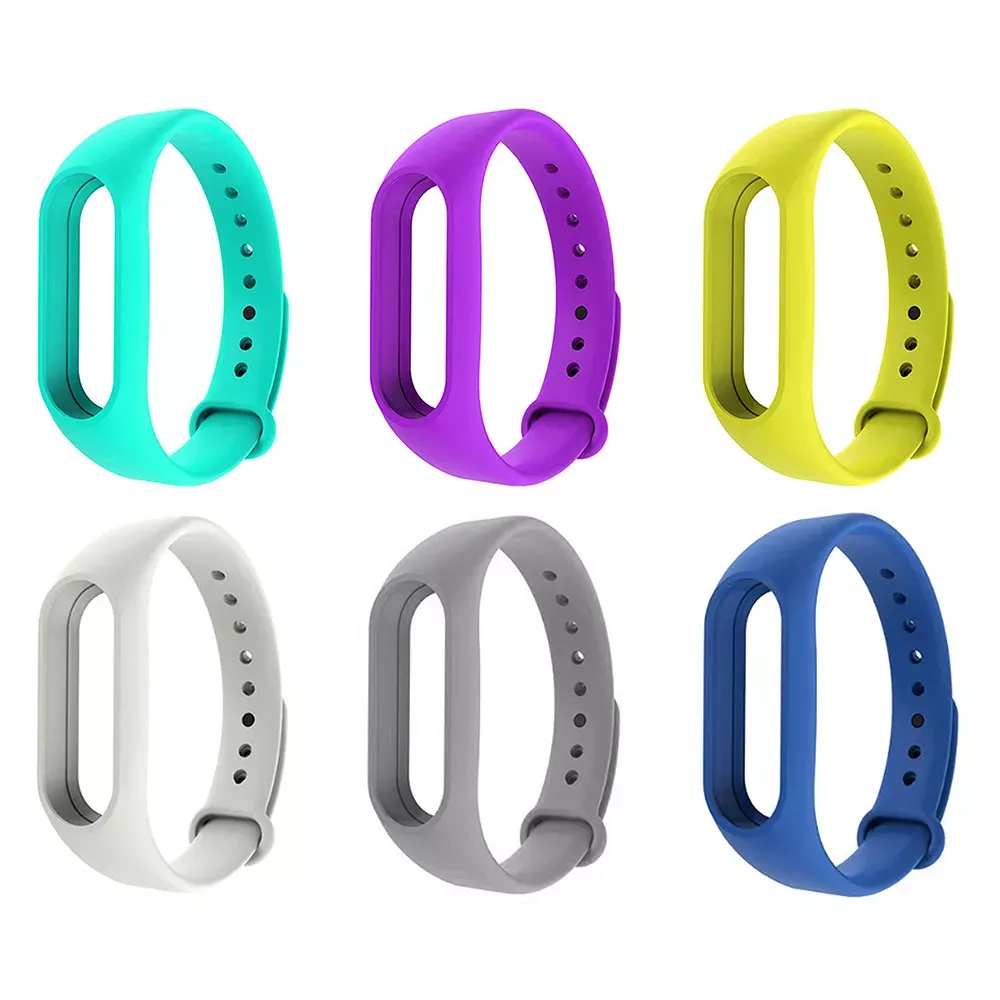 §Ремінець Silicone Sport Band — Xiaomi Mi Band 2 — Black — фото 4