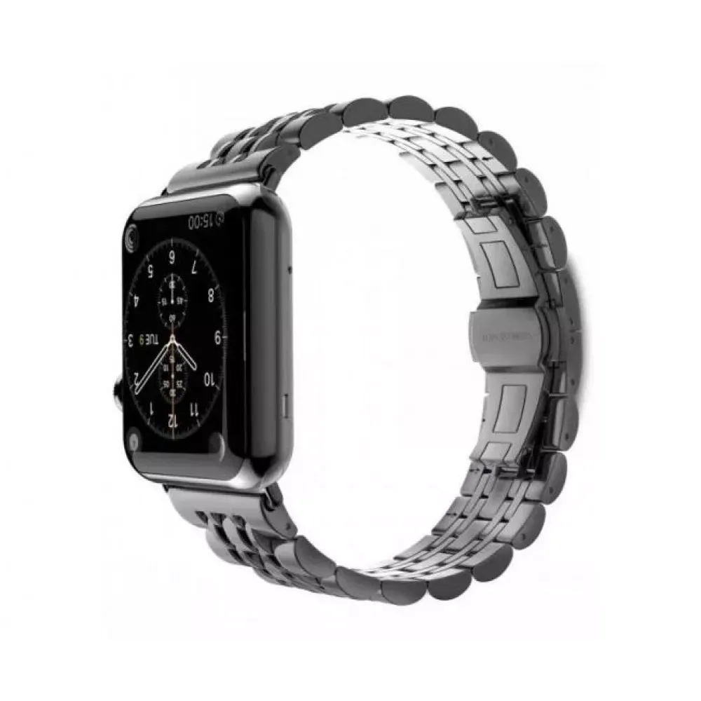 Ремінець 7 Bead — Apple Watch 42 mm | 44 mm | 45 mm | 49 mm Black — фото 3