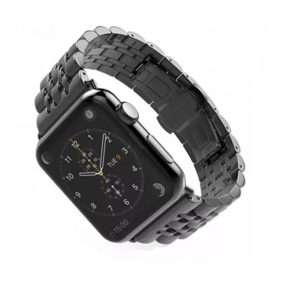 Ремінець 7 Bead — Apple Watch 42 mm | 44 mm | 45 mm | 49 mm Black — фото 4