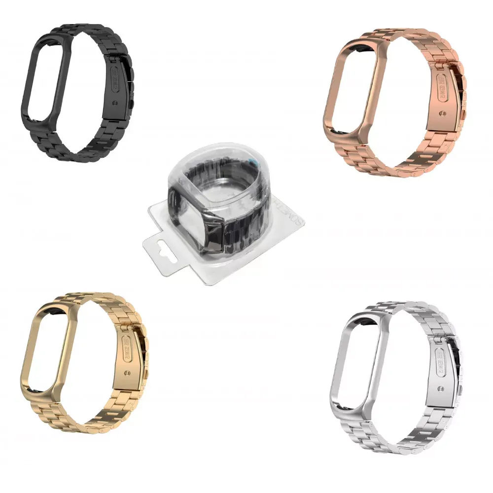 Ремінець Bead Design Xiaomi Mi Band 3 / 4 — Black — фото 3
