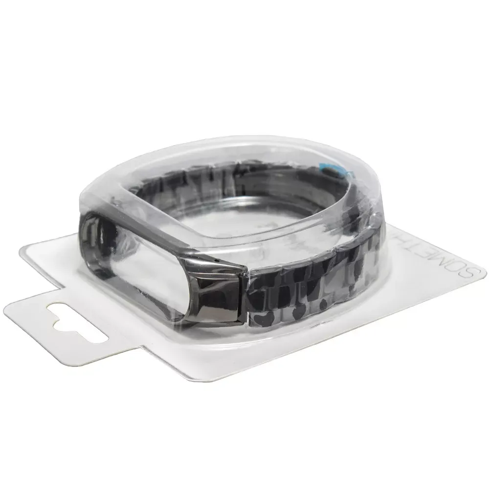 Ремінець Bead Design Xiaomi Mi Band 3 / 4 — Black — фото 4