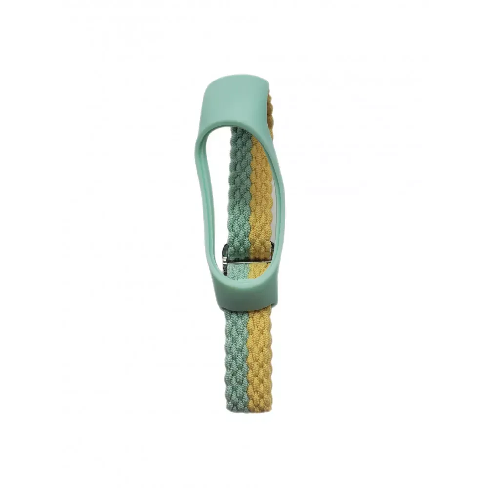Ремінець Braided Xiaomi Mi Band 5 6 7 — Yellow & Green — Различные Xiaomi Mi Band 5, Xiaomi Mi Band 6, Xiaomi Mi Band 7