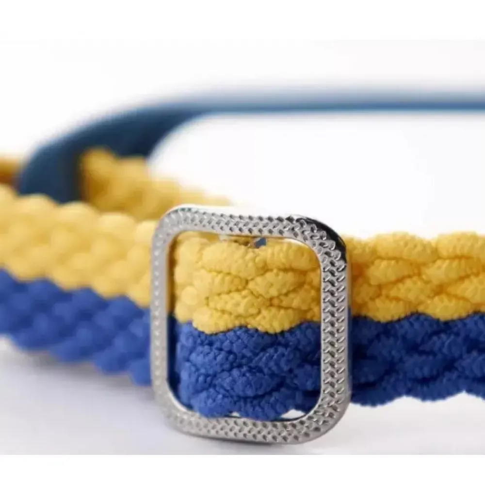 Ремінець Braided Xiaomi Mi Band 5 6 7 — Yellow & Green — фото 3
