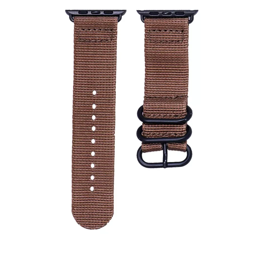 Ремінець Buckle Nylon Apple Watch 42 mm 44 mm 45 mm 49 mm — Brown