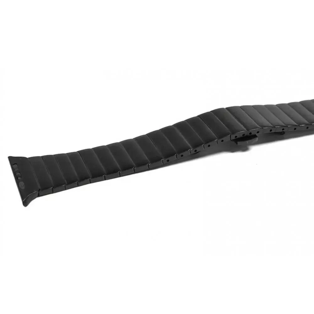 Ремінець Butterfly Steel Apple Watch 42 mm 44 mm 45 mm 49 mm Black — фото 3