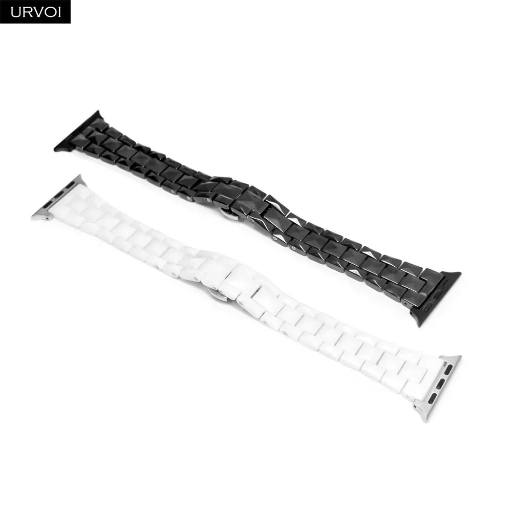 Ремінець Ceramic Rhombus Design Apple Watch 38 mm 40 mm 41 mm — White — фото 4