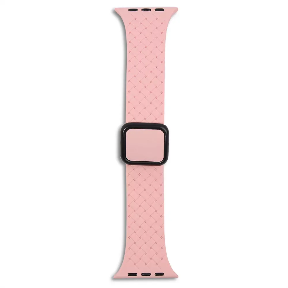 Ремінець Fabric pattern Design Apple Watch 38 mm 40 mm 41 mm — Pink