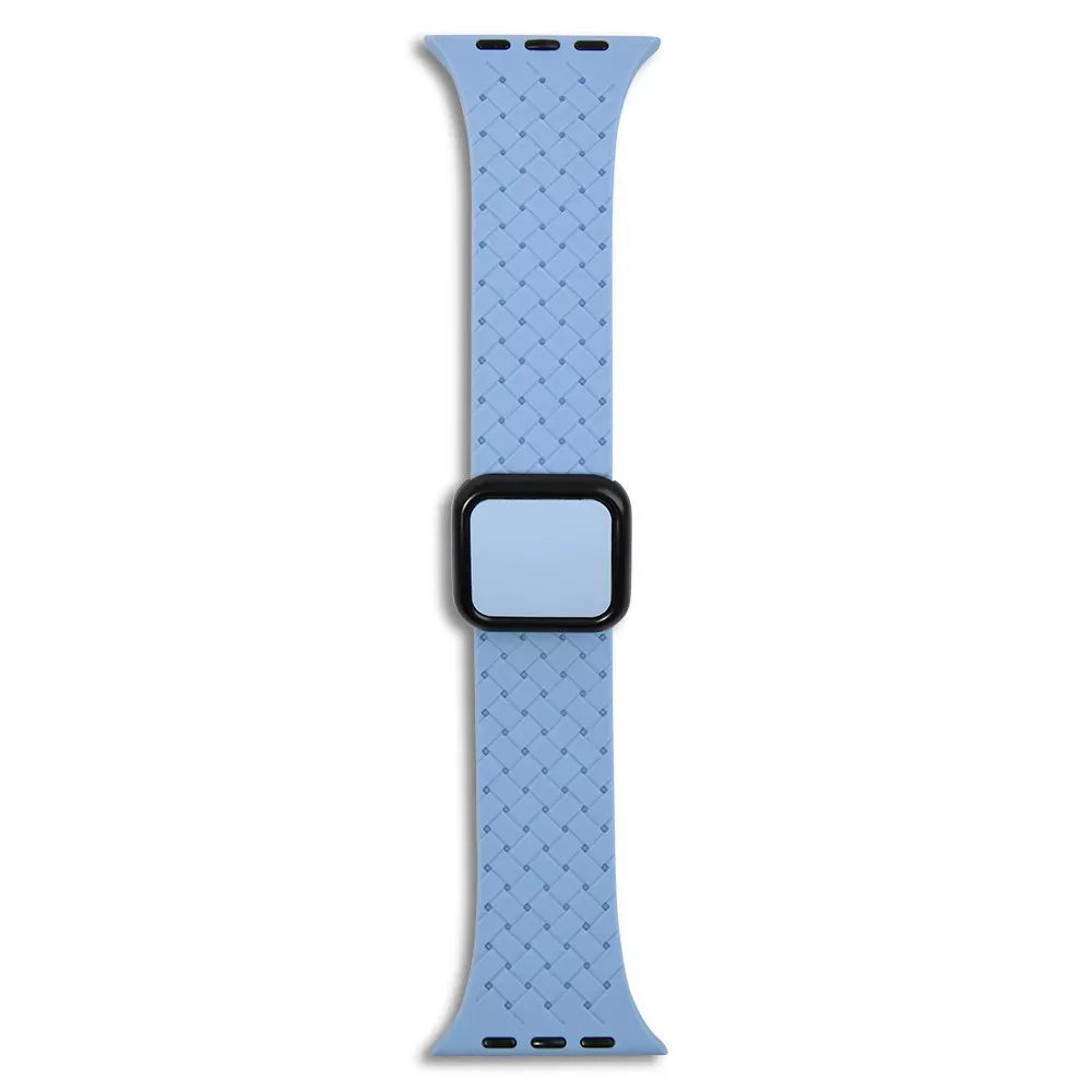 Ремінець Fabric pattern Design Apple Watch 42 44 45 49 mm — Light Blue — Различные Apple Watch Series 3 42 mm, Apple Watch Series 4 44 mm, Apple Watch Series 7 45 mm, Apple Watch Series 8 49 mm
