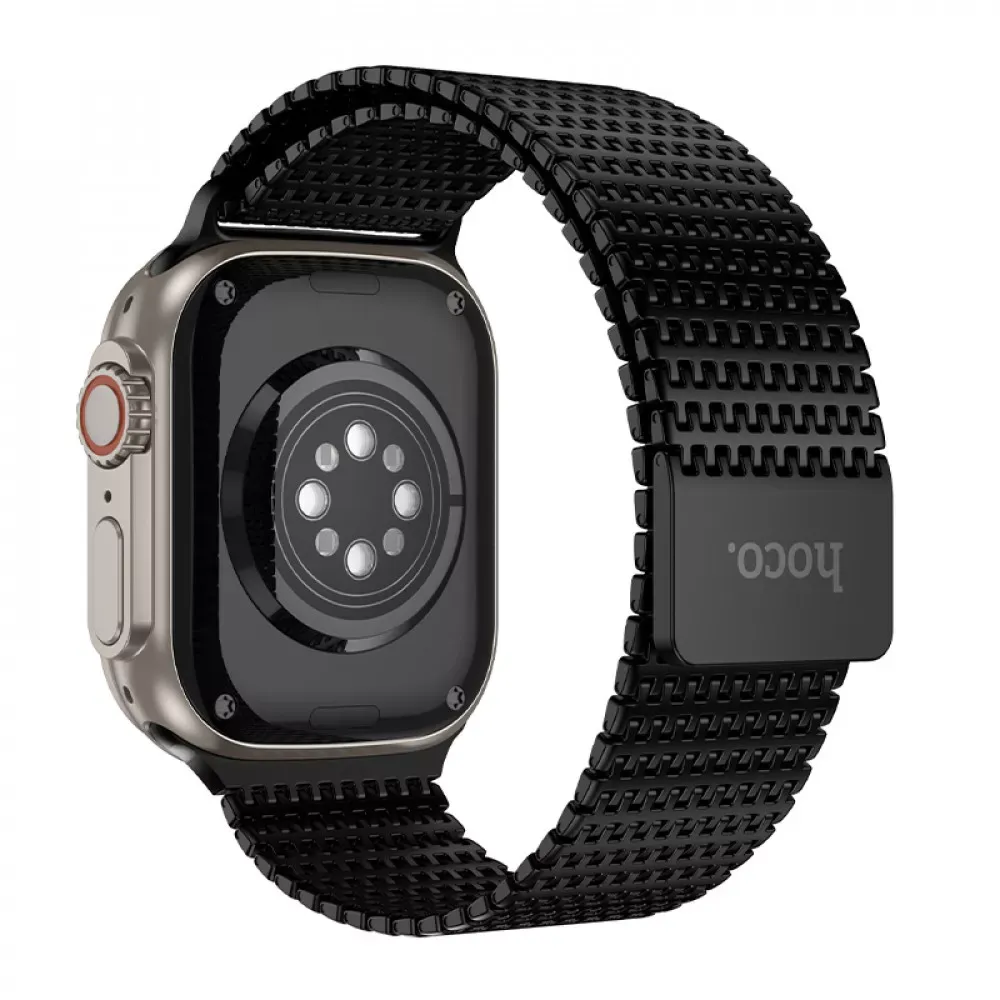 Ремінець Hoco AS105 — Apple Watch 42 mm | 44 mm | 45 mm | 49 mm Black — фото 4