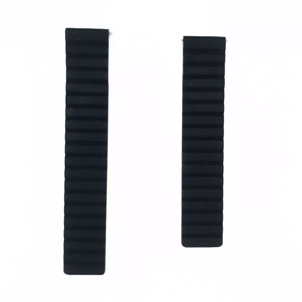 Ремінець Leather Link — Універсальний 20 mm — Black