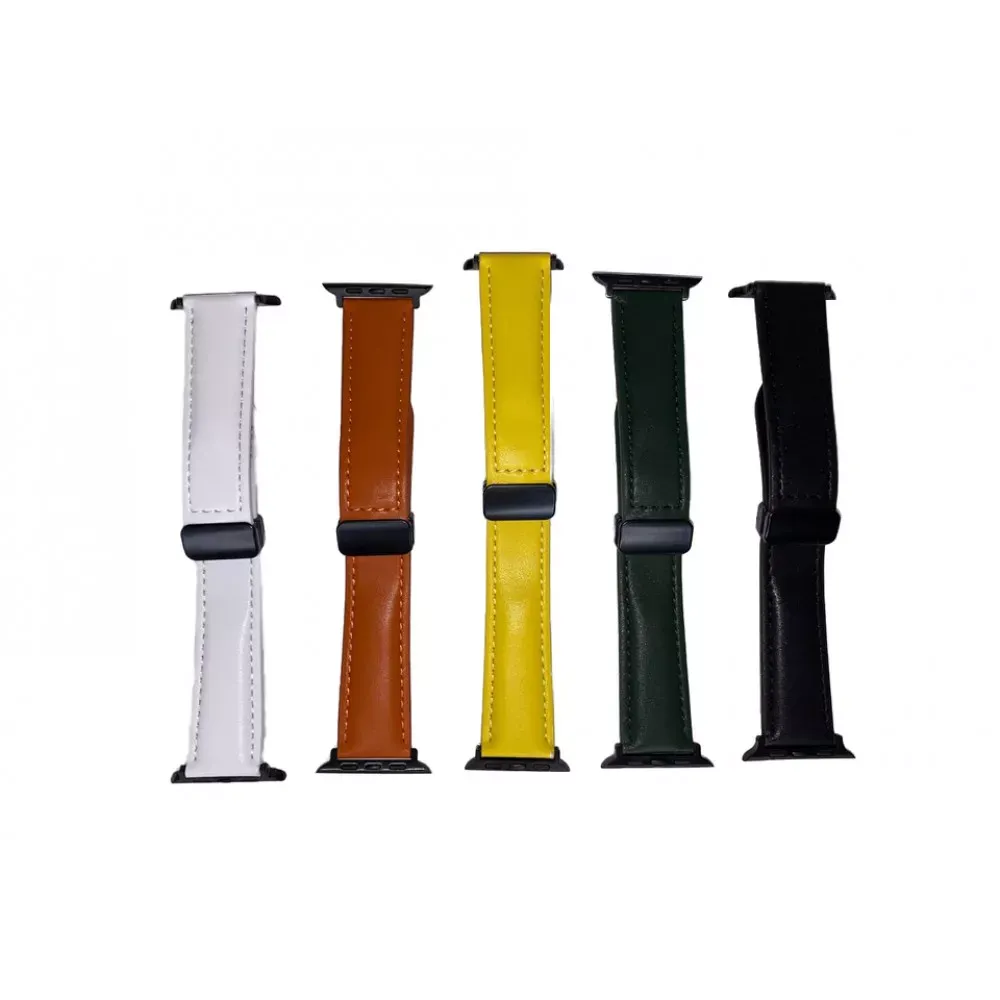 Ремінець Leather Magic Apple Watch 38 mm 40 mm 41 mm — White — фото 3