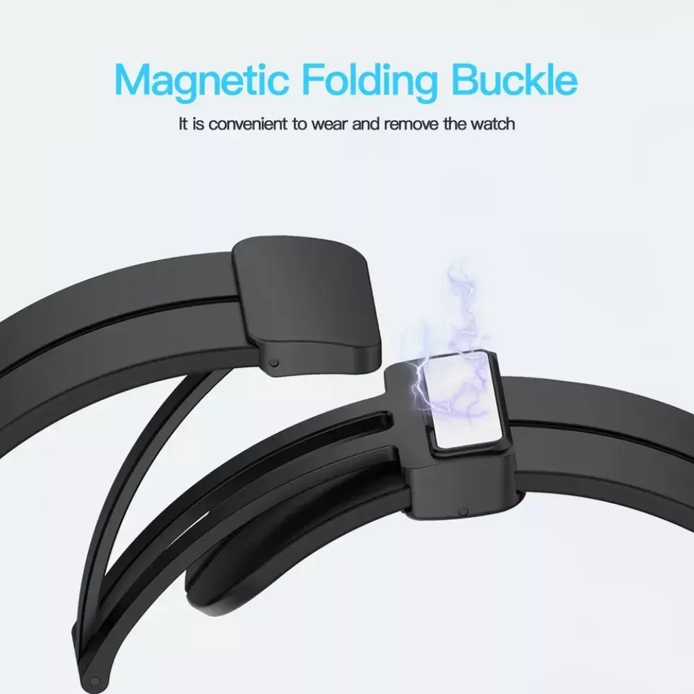 Ремінець Magic Lock Apple Watch 42 mm 44 mm 45 mm 49 mm — Gray — фото 3