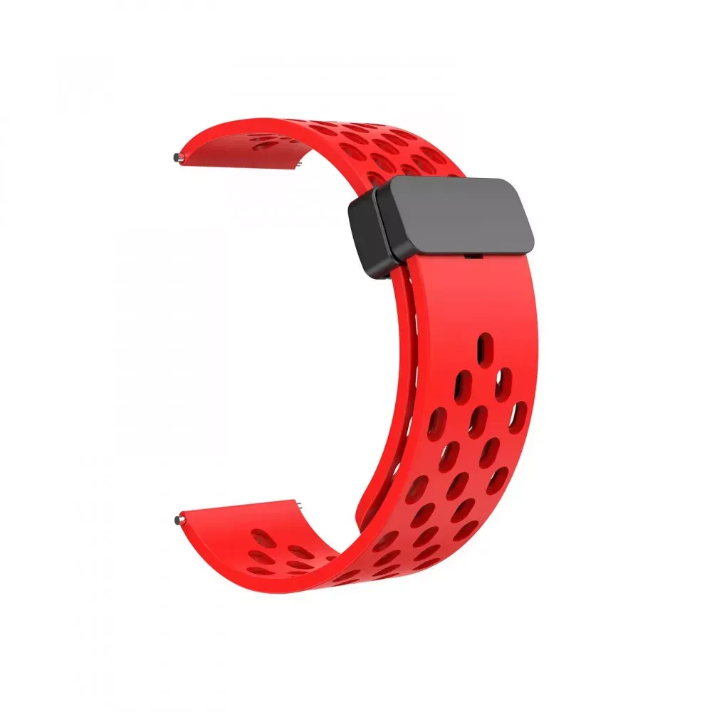 Ремінець Magnetic Lock Nike — Універсальний 20 mm — Red