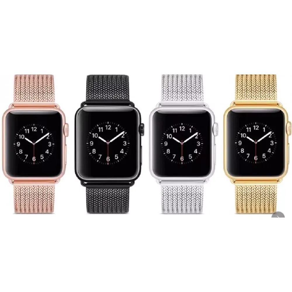 Ремінець Mesh Steel Design Apple Watch 42 mm 44 mm 45 mm 49 mm Silver