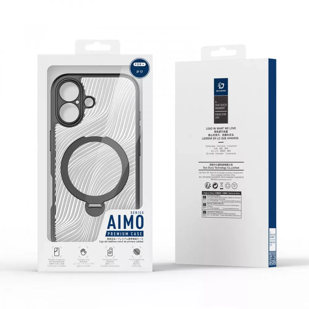 Aimo Mag Series TPU Case with Magnetic Stand — iPhone 17 - фото 3
