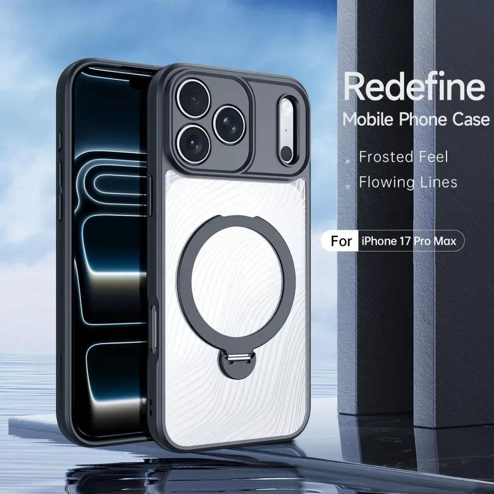 Aimo Mag Series TPU Case with Magnetic Stand — iPhone 17 - фото 4