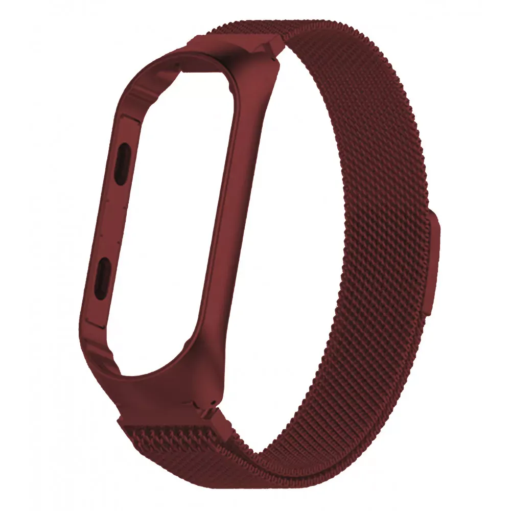 Ремінець Milanese Loop Xiaomi Mi Band 3 ; 4 — Red — Различные Xiaomi Mi Band 3, Xiaomi Mi Band 4