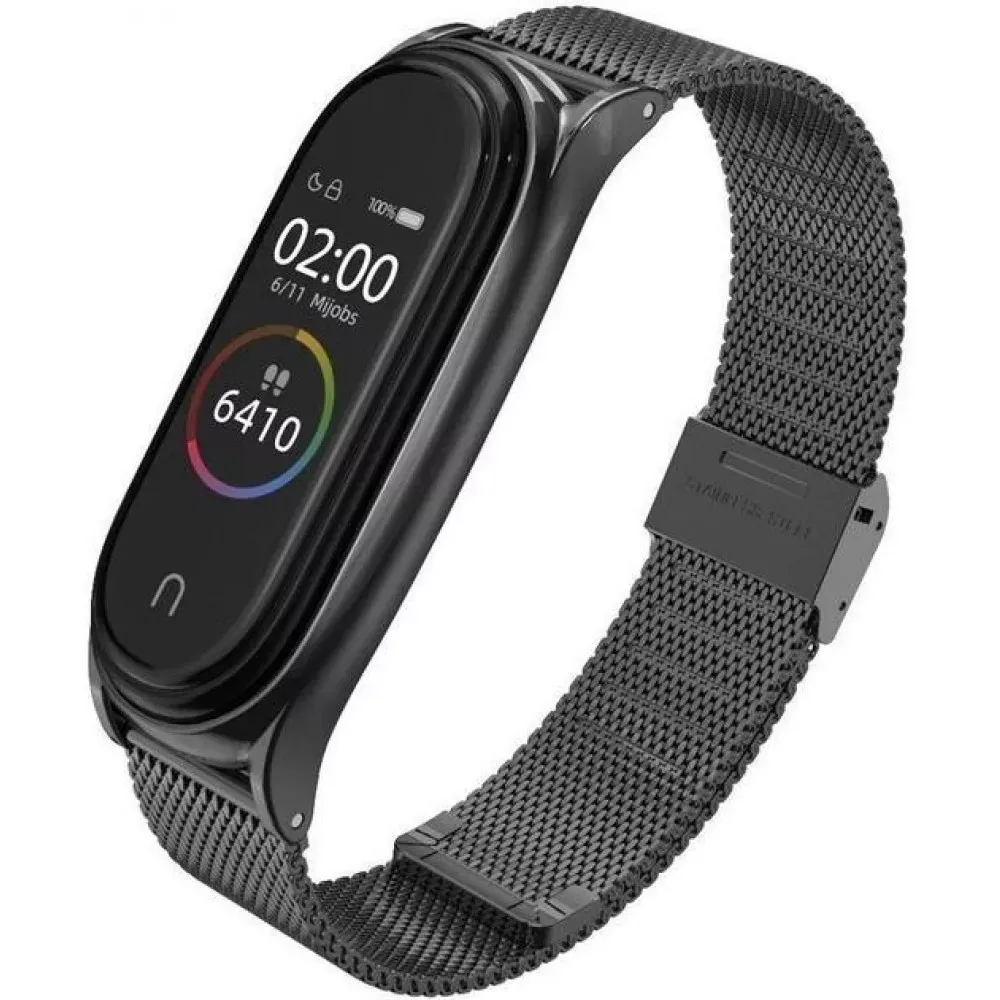 Ремінець Milanese Loop Xiaomi Mi Band 7 — Silver - фото 3