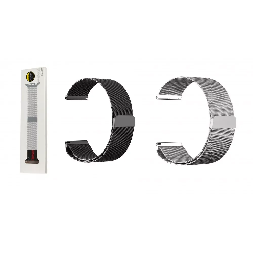 Ремінець Milanese Loop Універсальний 20 mm — Silver - фото 3