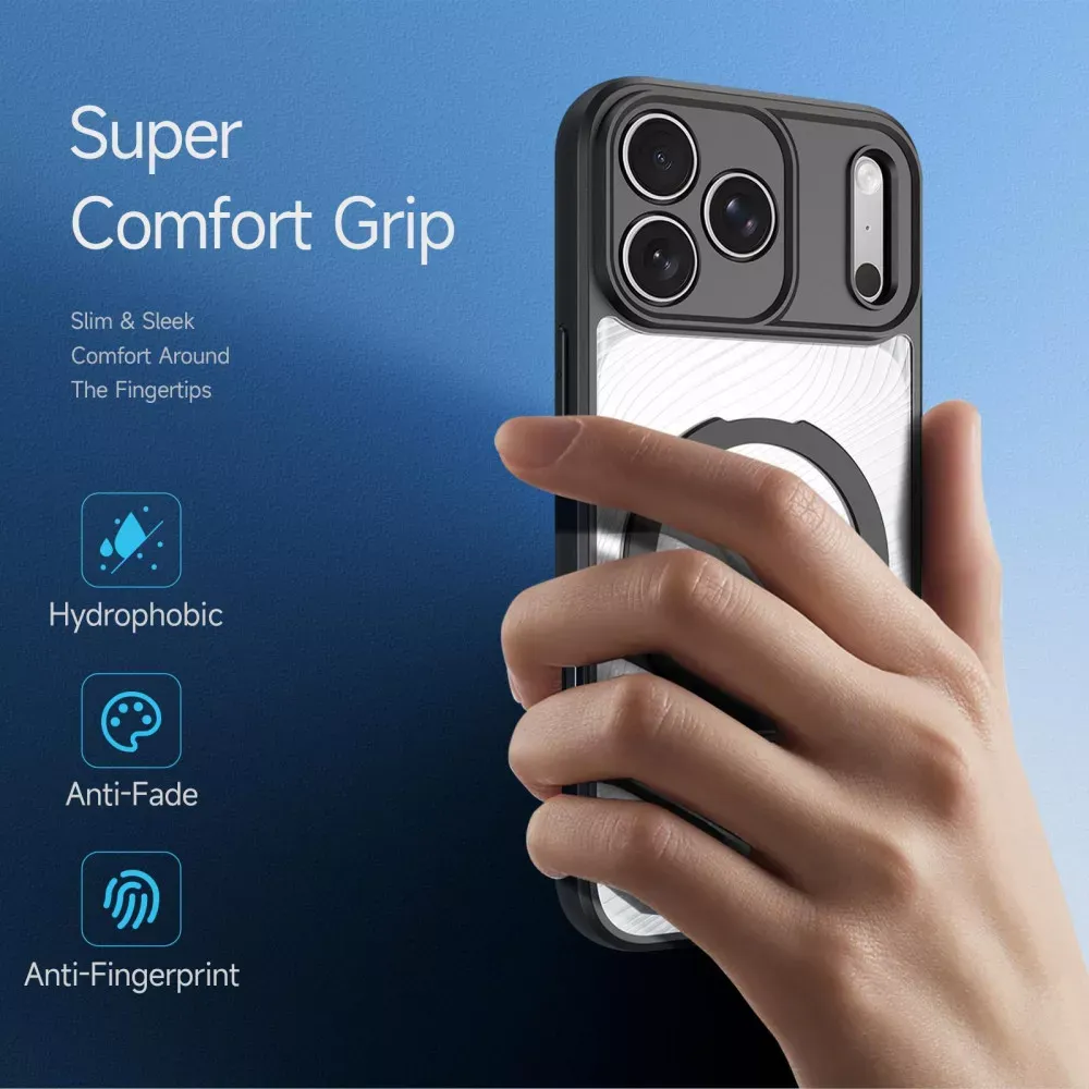 Aimo Mag Series TPU Case with Magnetic Stand — iPhone 17 Pro Max - фото 7