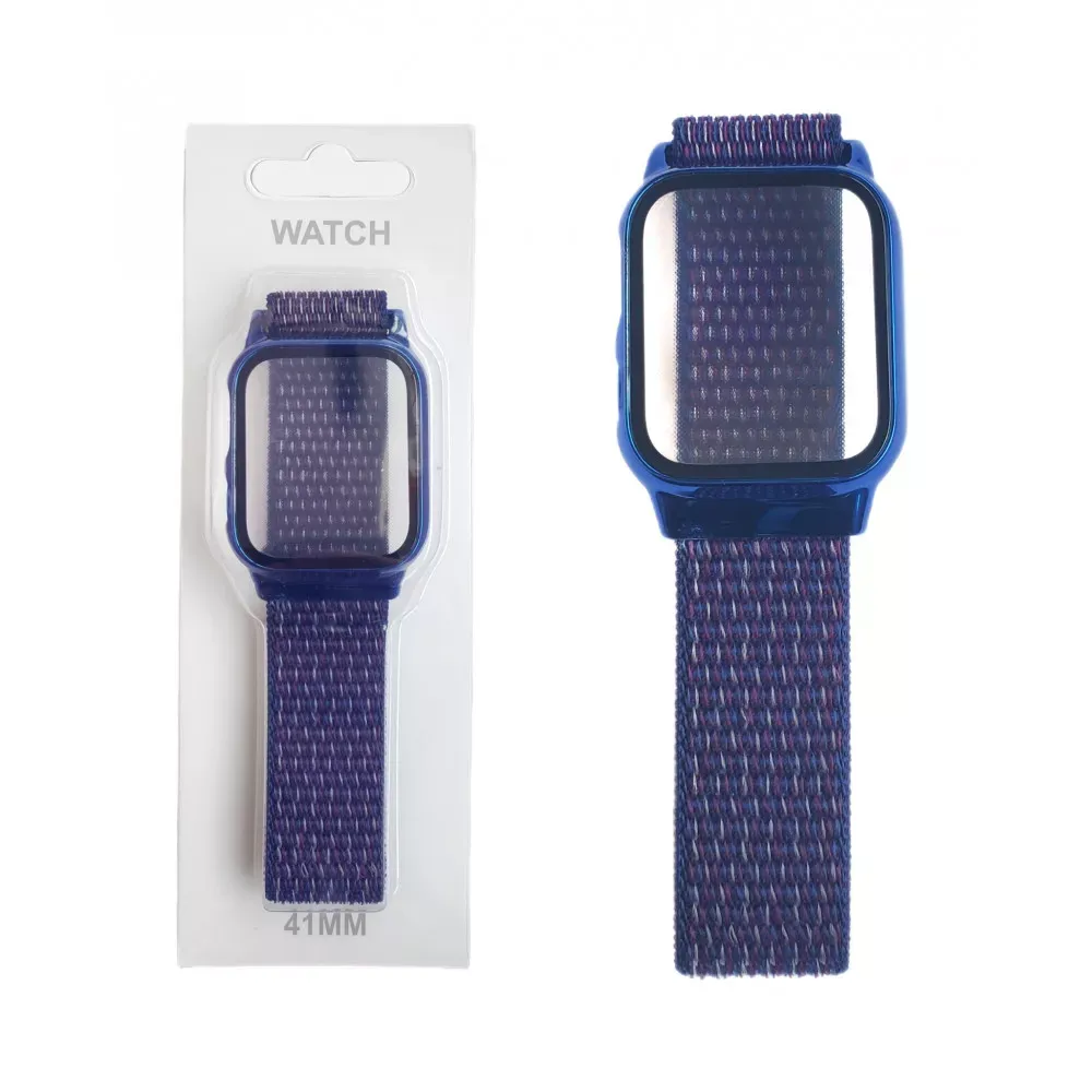 Ремінець Nylon with protective case Apple Watch 40 mm — Purple - фото 3