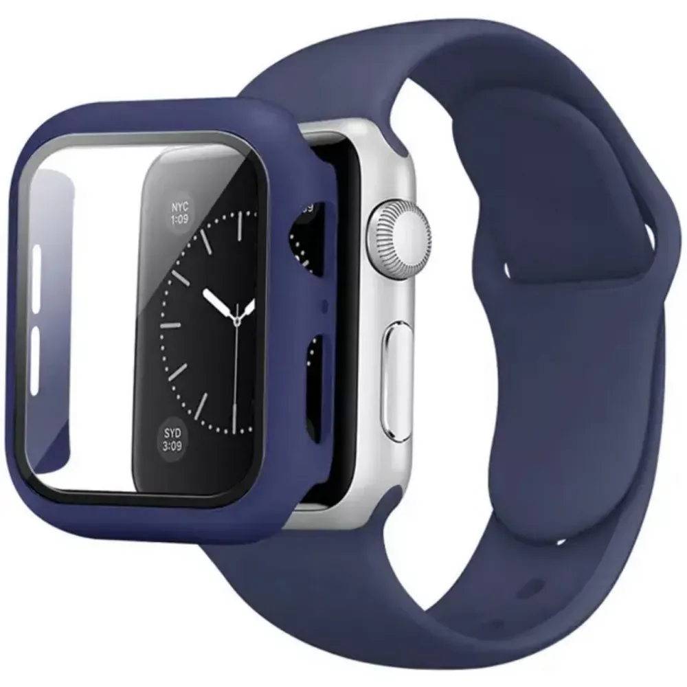 Ремінець Silicon & Glass Apple Watch 38 mm 40mm — Dark Green — фото 14