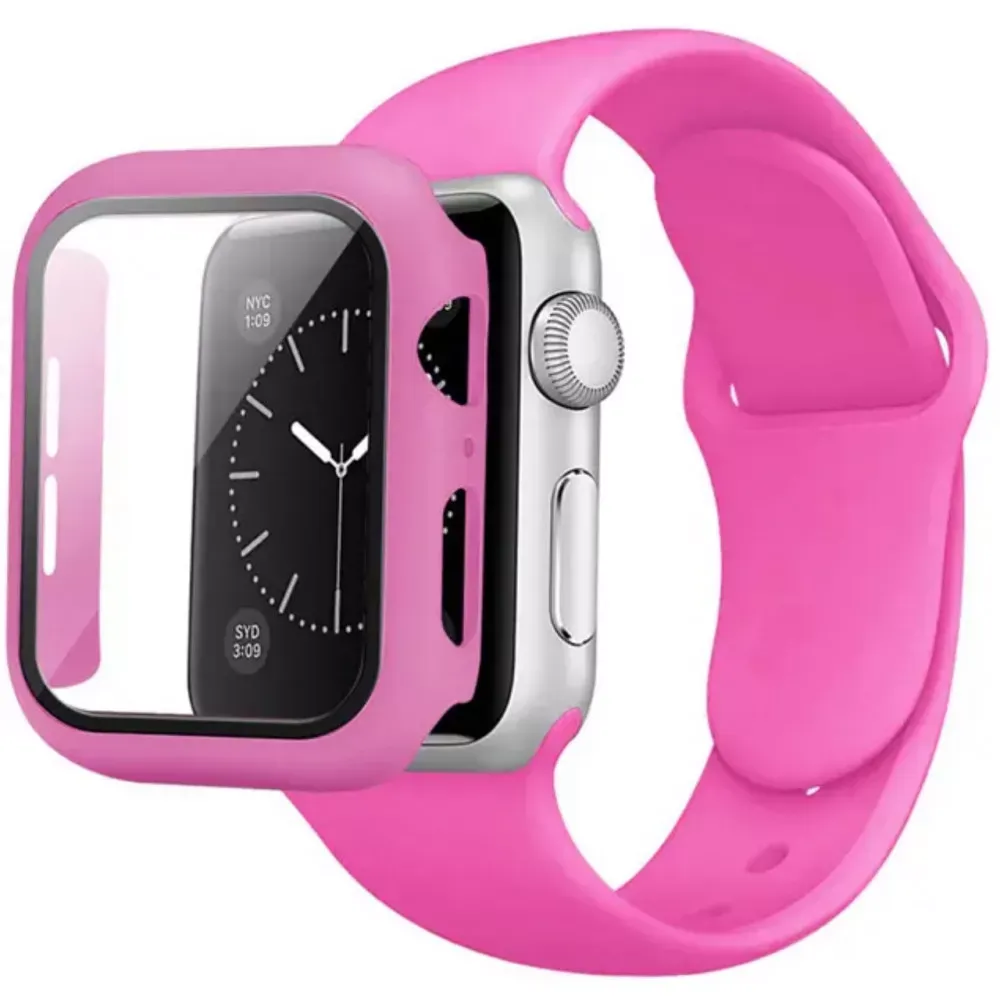 Ремінець Silicon & Glass Apple Watch 38 mm 40mm — Dark Green — фото 8