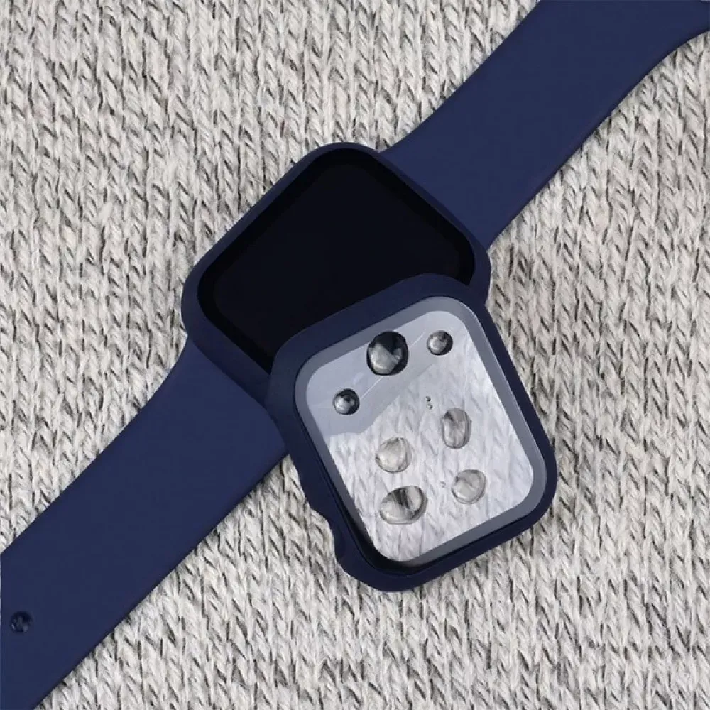 Ремінець Silicon & Glass Apple Watch 38 mm 40mm — Midnight Blue - фото 9