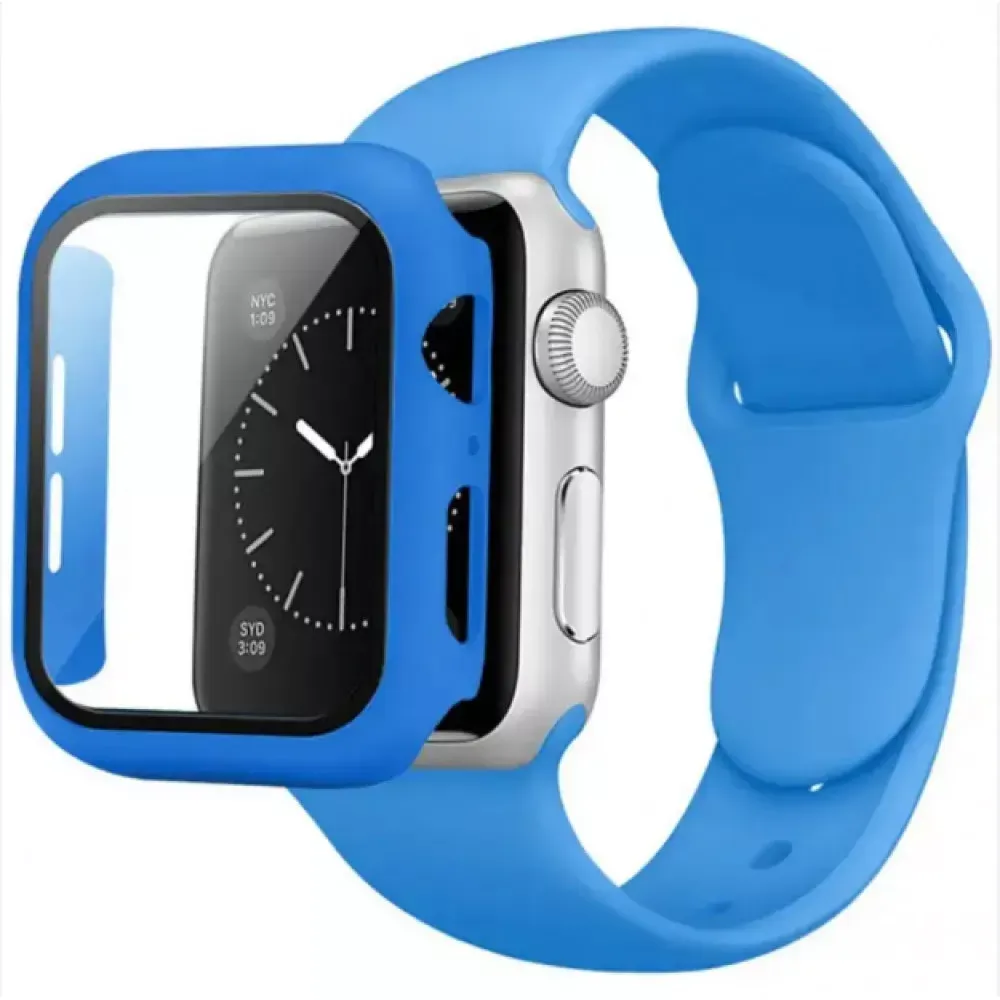 Ремінець Silicon & Glass Apple Watch 41 mm — Dark Green — фото 16