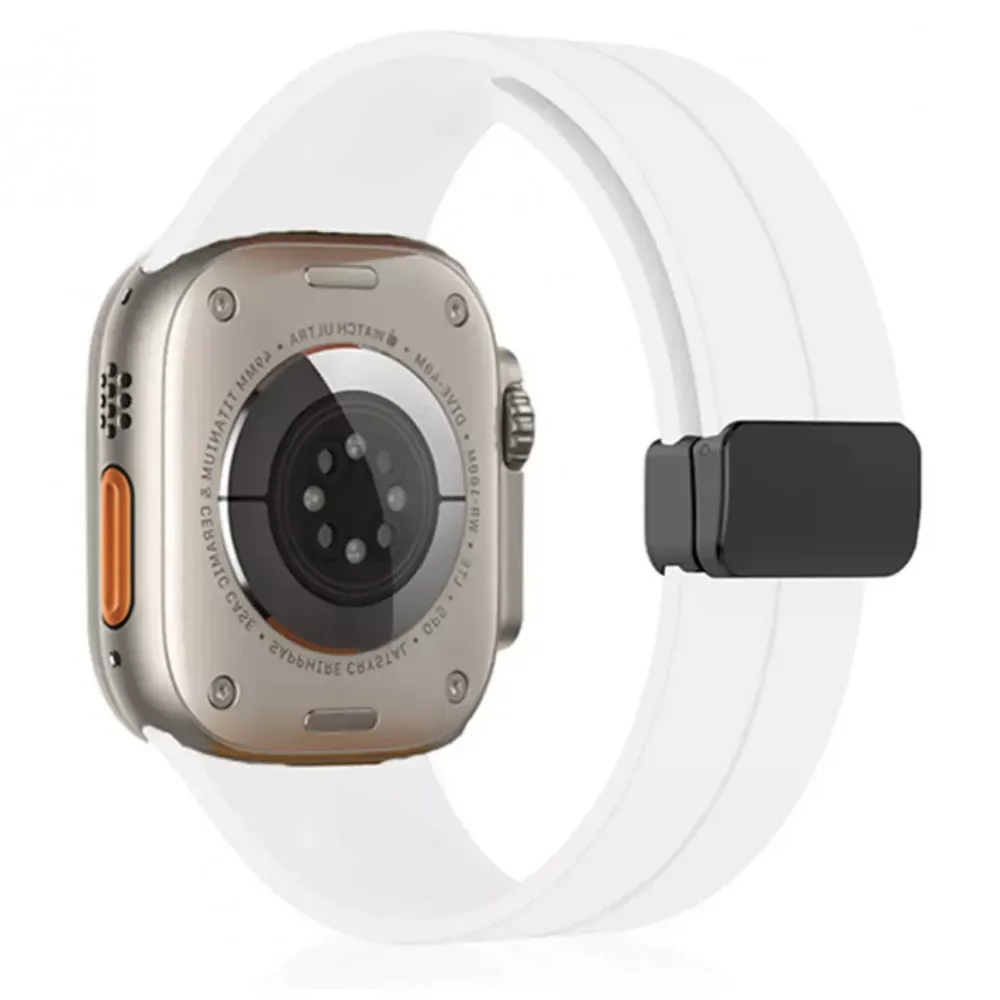 Ремінець Silicon Band Galaxy Watch 4 ; 5 — White — Различные Samsung Galaxy Watch 4, Samsung Galaxy Watch 5