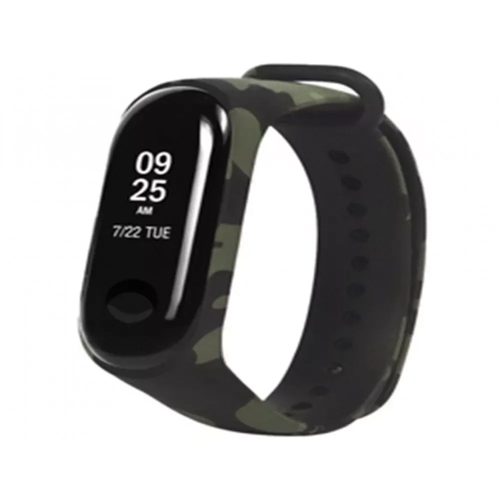 Ремінець Silicone Xiaomi Mi Band 3 ; 4 Khaki — Green — Различные Xiaomi Mi Band 3, Xiaomi Mi Band 4