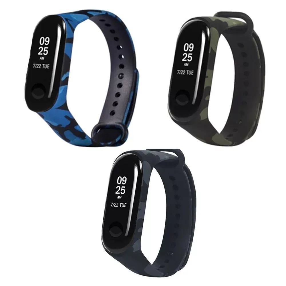 Ремінець Silicone Xiaomi Mi Band 3 / 4 Khaki — Green — фото 3