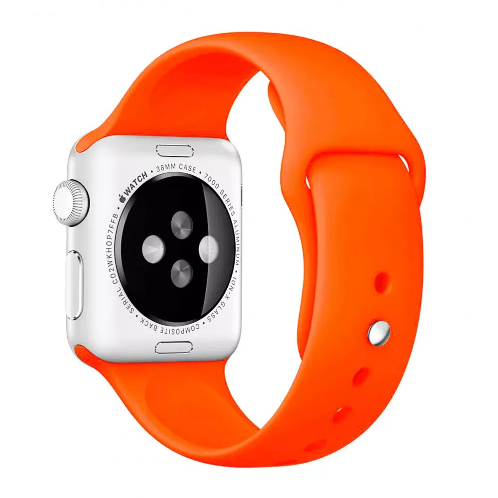 Ремінець Sport Band (3 in 1) Apple Watch 42 mm 44 mm 45 mm 49 mm — Orange — Различные Apple Watch Series 3 42 mm, Apple Watch Series 4 44 mm, Apple Watch Series 7 45 mm, Apple Watch Series 8 49 mm