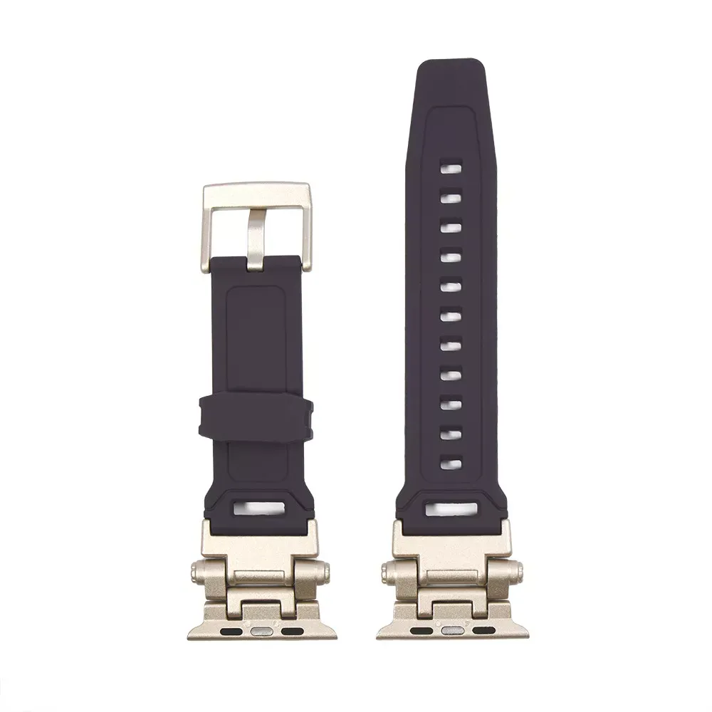 Ремінець T-silicon Apple Watch 42 mm 44 mm 45 mm 49 mm — Purple — фото 4