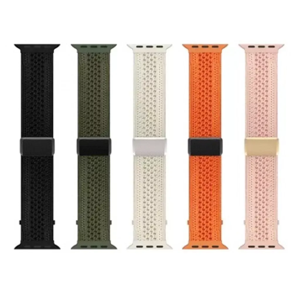 Ремінець Weaving Band Magnetic Apple Watch 42 mm 44 mm 45 mm 49 mm — Pink — Различные Apple Watch Series 3 42 mm, Apple Watch Series 4 44 mm, Apple Watch Series 7 45 mm, Apple Watch Series 8 49 mm
