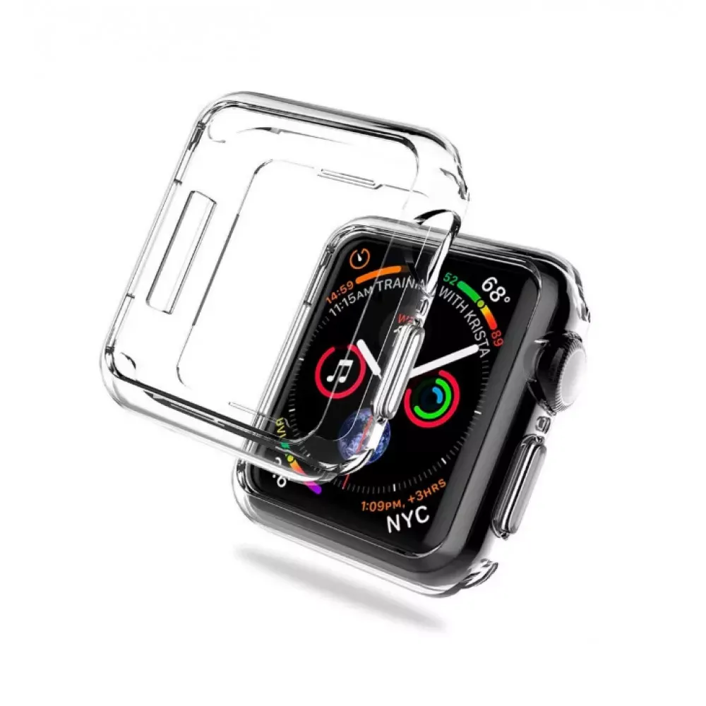 Чехол с защитным стеклом TPU+acrylic Apple Watch 40 mm — Различные Apple Watch Series 4 40 mm