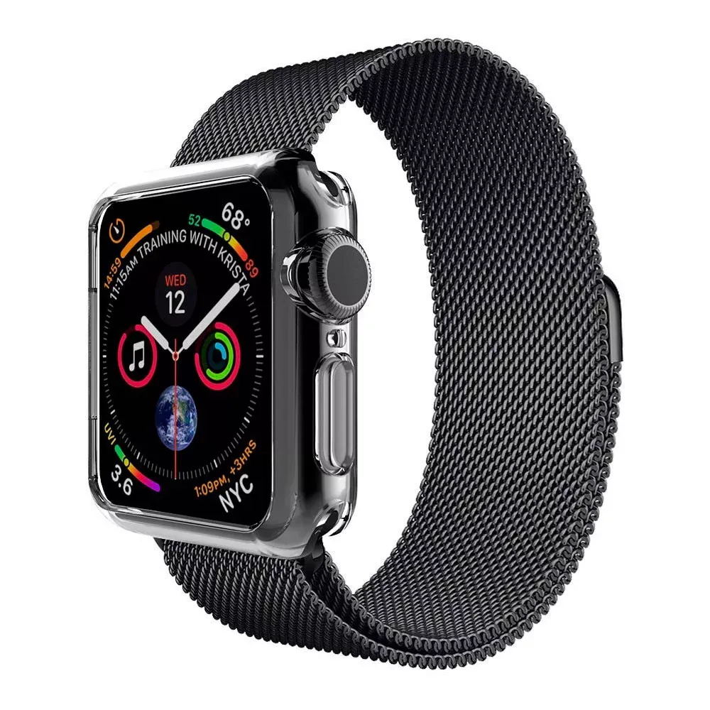 Чехол с защитным стеклом TPU+acrylic Apple Watch 41 mm - фото 3
