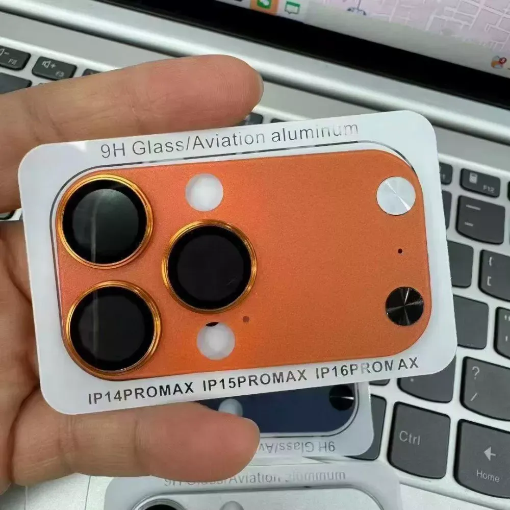 Camera Glass Plastic Color iPhone 17 Pro Max — Orange