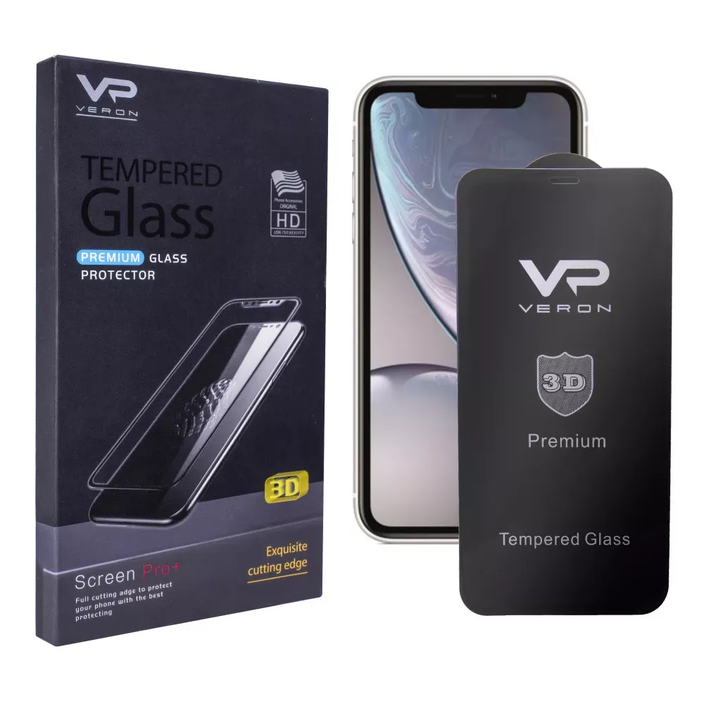 Захисне скло Veron 3D Curved Premium iPhone 12 Mini 5.4" Black — VERON Apple iPhone 12 Mini 5.4"