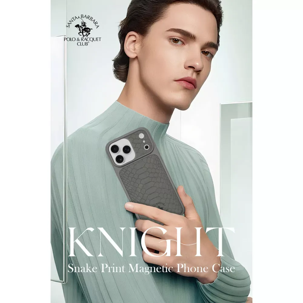 Polo Knight Leather Case iPhone 17 Pro Max — Black - фото 8