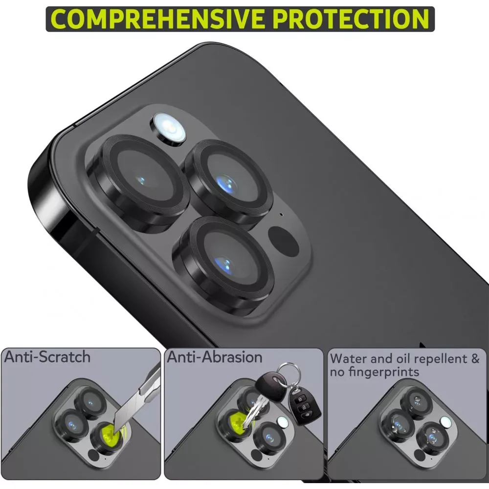 Camera Glass Steel iPhone 15 Pro/15 Pro max — Colorfull - фото 3