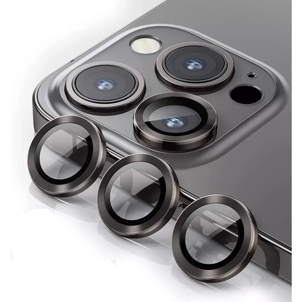 Camera Glass Steel iPhone 15 Pro/15 Pro max — Gold - фото 5