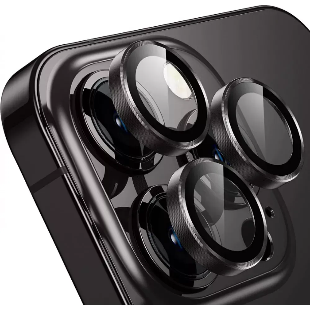 Camera Glass Steel iPhone 15/15 Plus — Black — Различные Apple iPhone 15, Apple iPhone 15 Plus