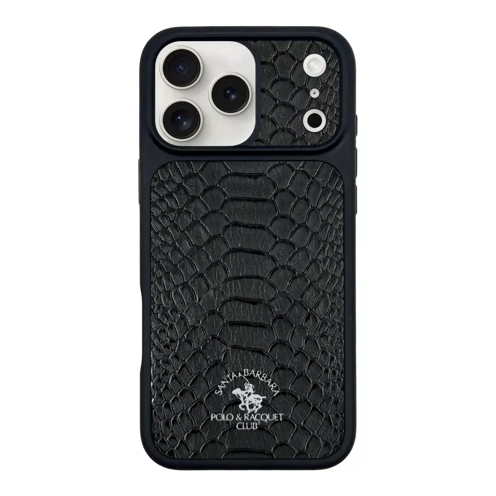Polo Knight Leather Case iPhone 17 — Black — Polo Apple iPhone 17
