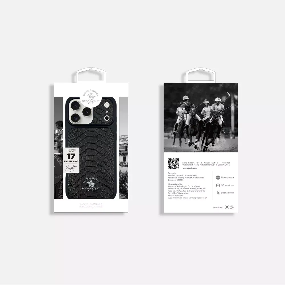 Polo Knight Leather Case iPhone 17 — Black - фото 7