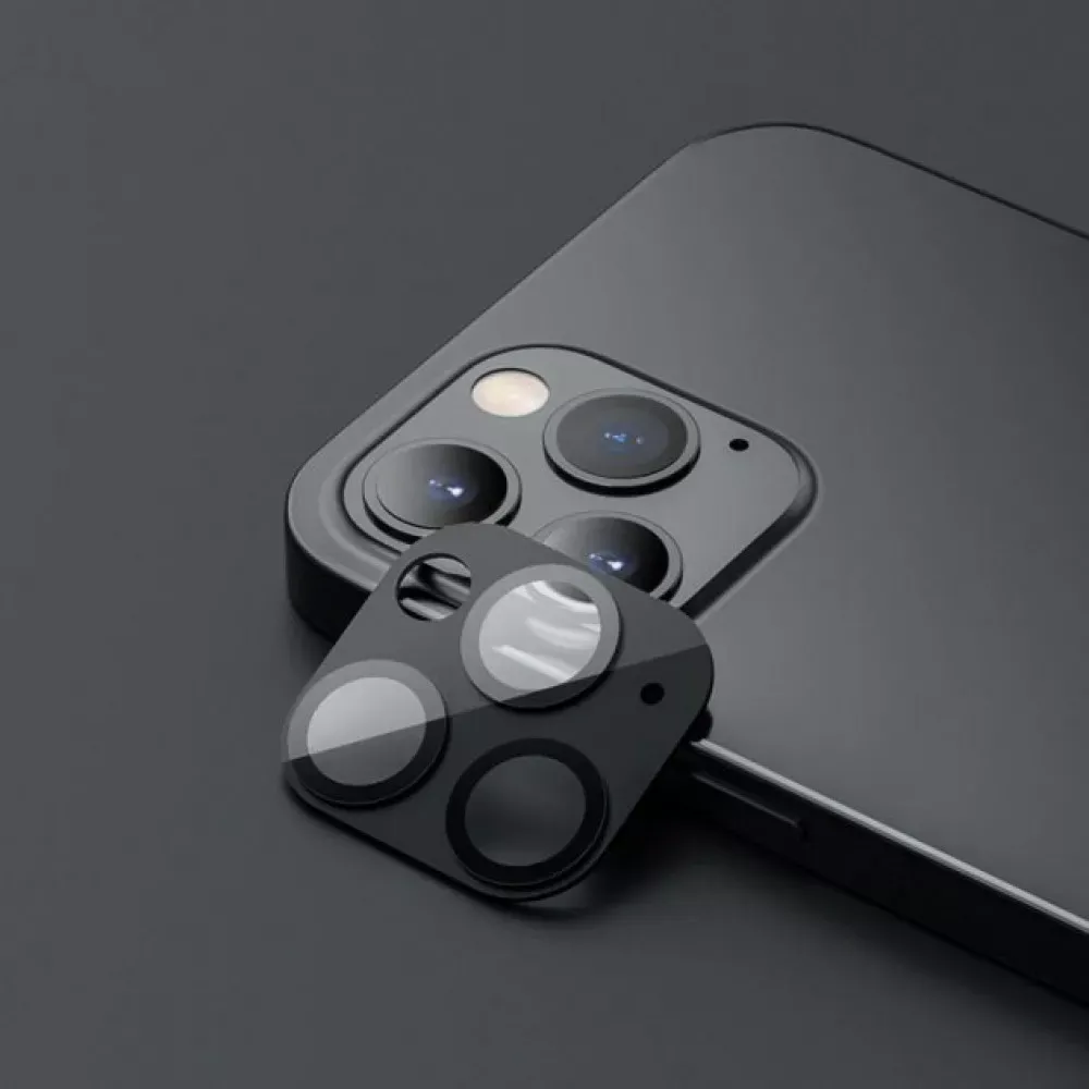 Захисне скло Camera Glass Steel iPhone 11 Pro — Black - фото 4