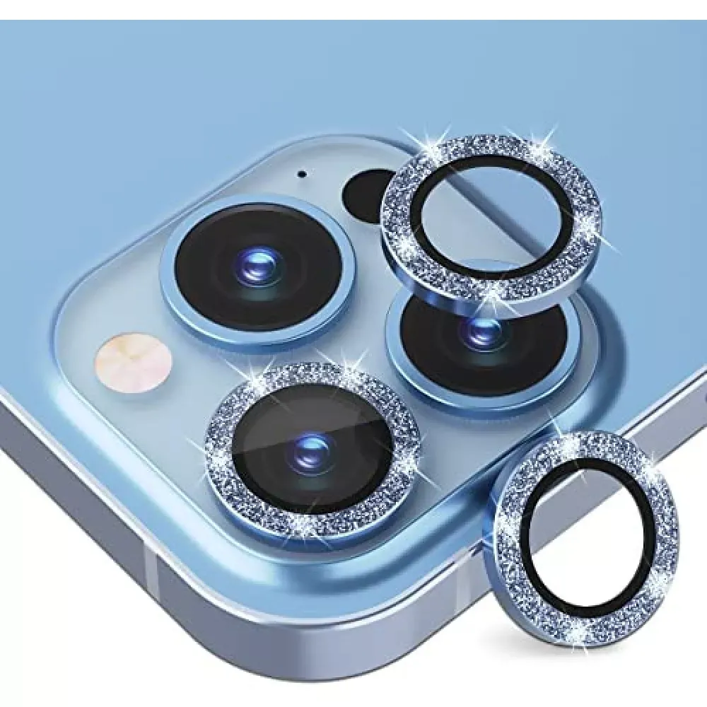 Захисне скло Camera Glass Steel iPhone 12 Pro Max — Blue — фото 5