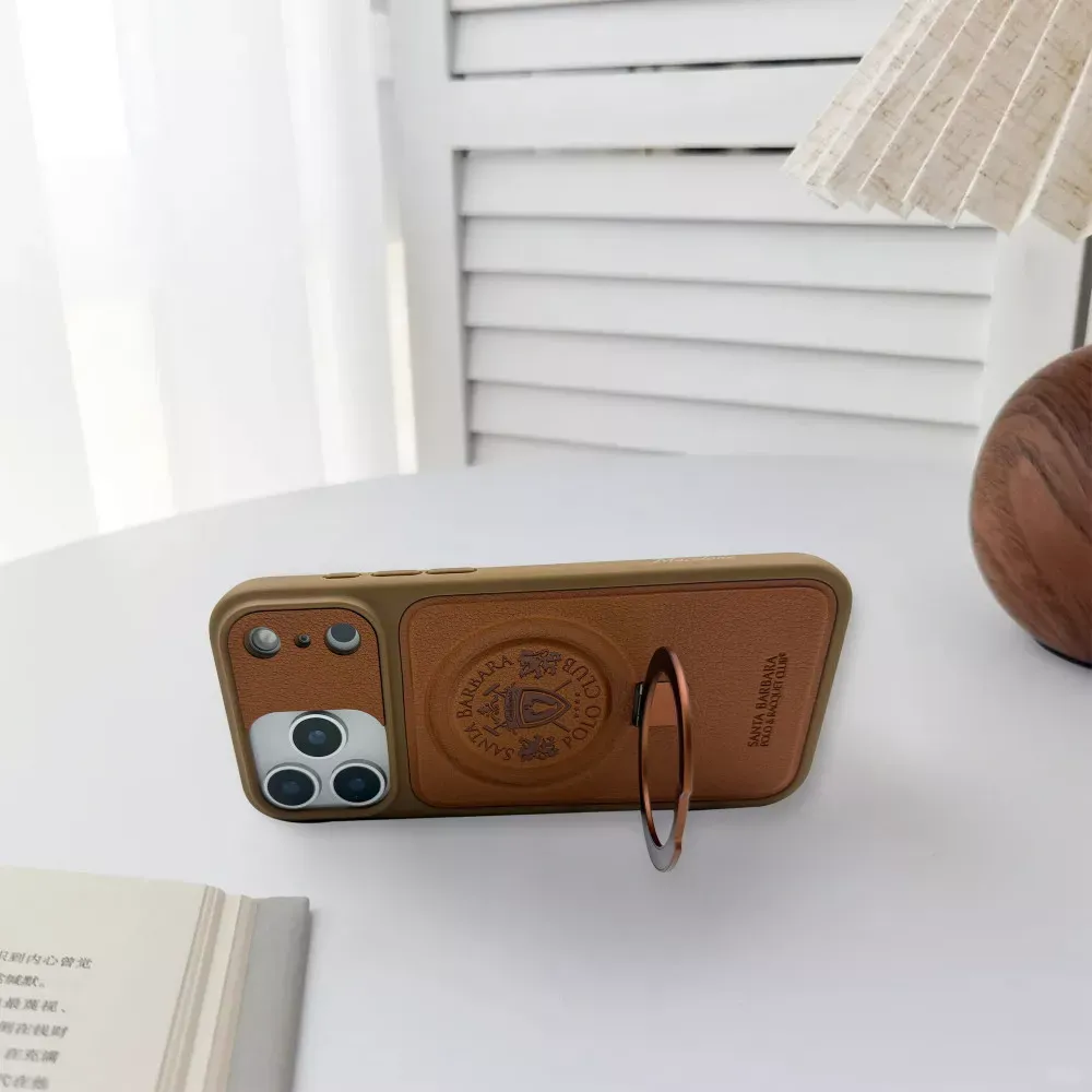 Polo Primo Leather Case iPhone 17 Pro Max — Black - фото 6