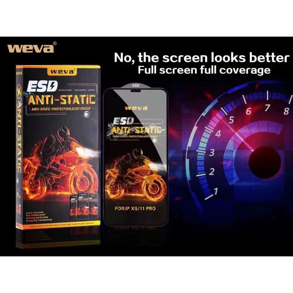 Защитное стекло Super X ESD Antistatic iPhone 7 ; 8 (Black) - фото 5