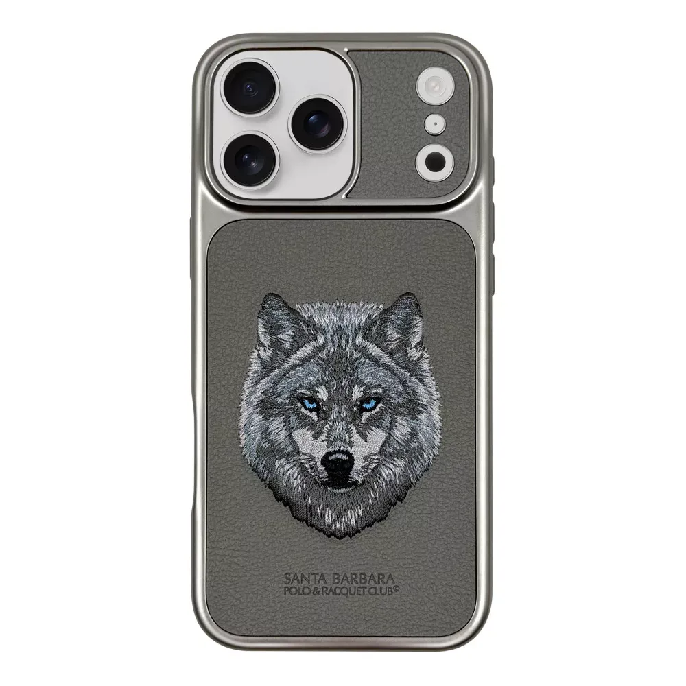 Polo Savanna Leather Case iPhone 17 Pro Max — Wolf — Polo Apple iPhone 17 Pro Max